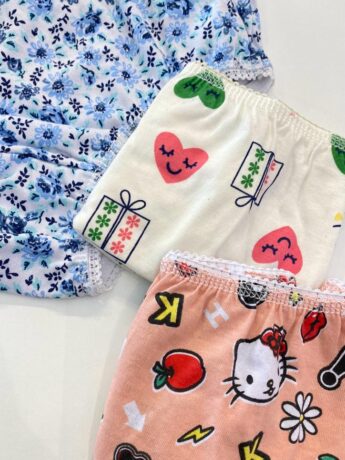 fernandaramoskids com br Kit Calcinha Infantil Feminina Estampada em Algodão1