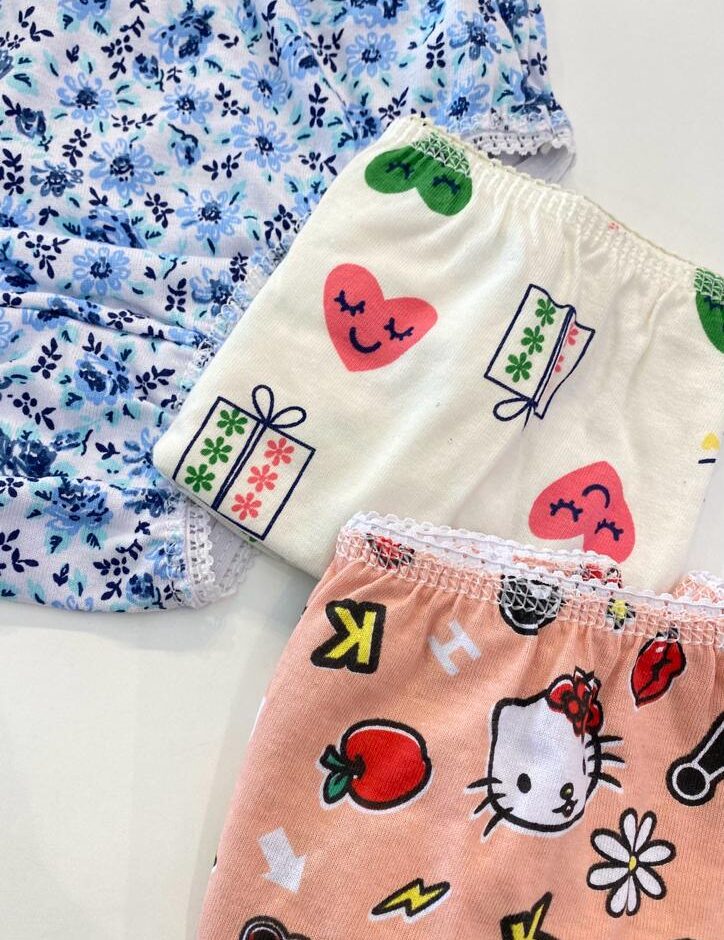 fernandaramoskids com br Kit Calcinha Infantil Feminina Estampada em Algodão1