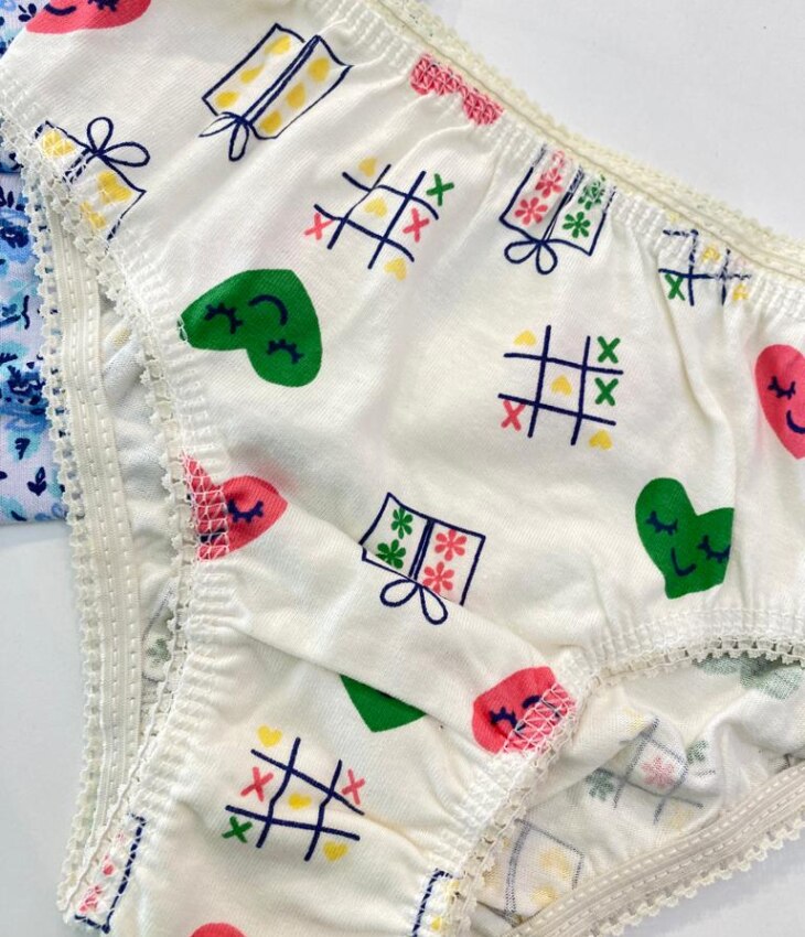 fernandaramoskids com br Kit Calcinha Infantil Feminina Estampada em Algodão5
