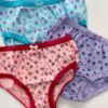 fernandaramoskids com br Kit Calcinha Infantil Feminina Estampada Lilás, Azul e Rosa3