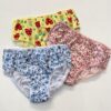 fernandaramoskids com br Kit Calcinha Infantil Feminina Estampada Rosa, Amarela e Branca6