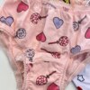 fernandaramoskids com br Kit Calcinha Infantil Feminina Estampada Salmão, Branca e Rosa3