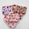 fernandaramoskids com br Kit Calcinha Infantil Feminina Estampada Salmão, Branca e Rosa6