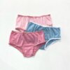 fernandaramoskids com br Kit Calcinha Infantil Feminina Rosa e Azul com Lacinho2