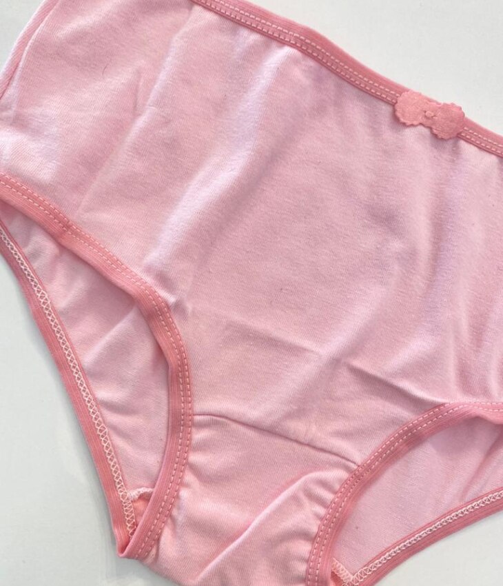 fernandaramoskids com br Kit Calcinha Infantil Feminina Rosa e Azul com Lacinho6