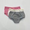 fernandaramoskids com br Kit Calcinha Infantil Feminina Rosa, Off White e Cinza com Lacinho3
