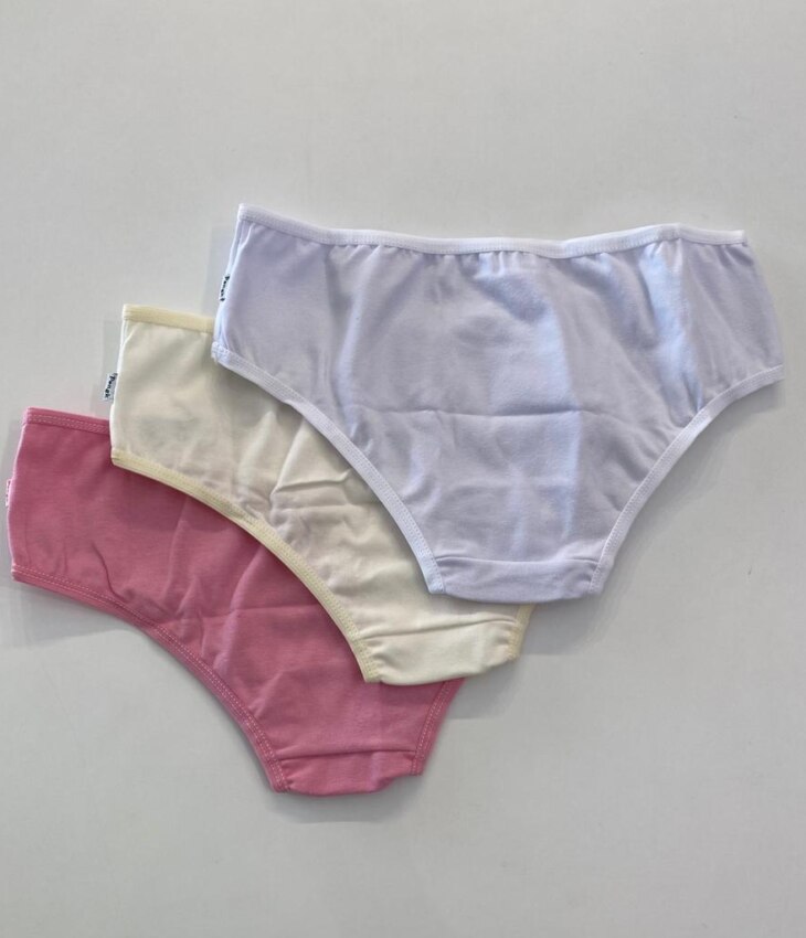 fernandaramoskids com br Kit com 3 Calcinhas Infantil Feminina Coloridas4
