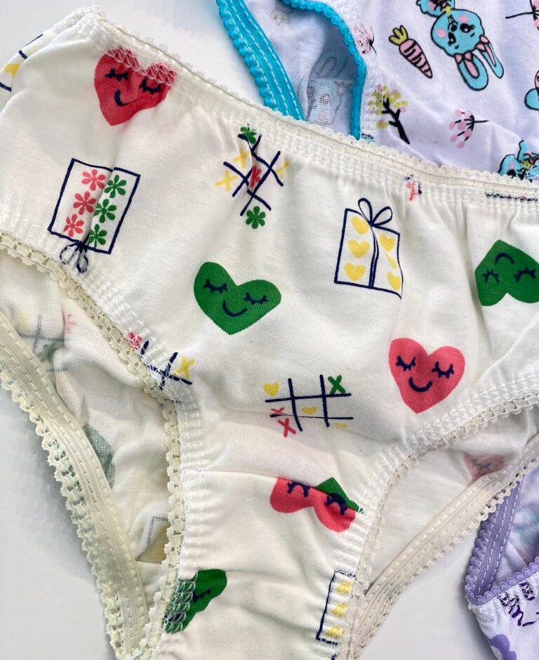 fernandaramoskids com br Kit com 3 Calcinhas Infantil Feminina Estampadas4