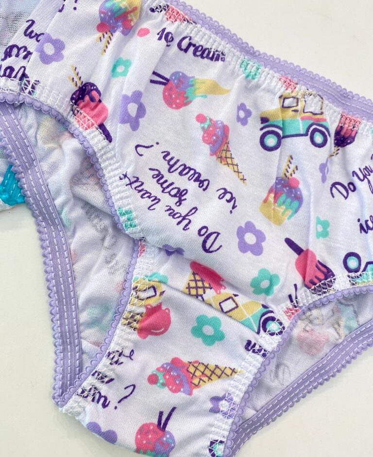 fernandaramoskids com br Kit com 3 Calcinhas Infantil Feminina Estampadas5