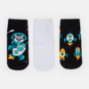 Kit Meia Infantil Masculina Tripack Foguete Fernanda Ramos Kids