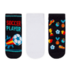 Kit Meia Infantil Masculina Tripack Futebol Fernanda Ramos Kids