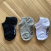 fernandaramoskids com br Kit Meia Invisível Masculina Preta, Cinza e Branca4