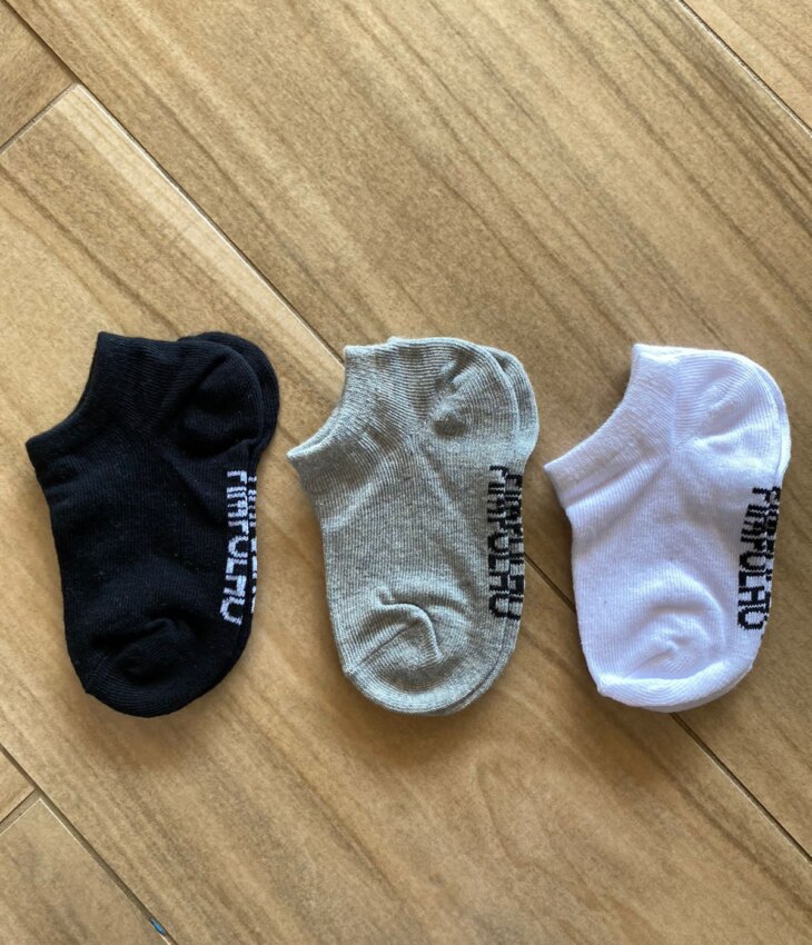 fernandaramoskids com br Kit Meia Invisível Masculina Preta, Cinza e Branca4