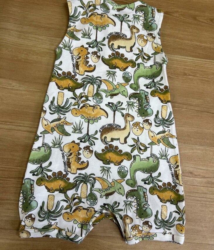 fernandaramoskids com br Macaquinho Infantil Masculino Dinossauros com Bolso Listrado3