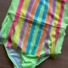 fernandaramoskids com br Maiô Regata Infantil Feminino Verde Neon Arco Íris1