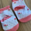fernandaramoskids com br Meia Infantil Feminina Antiderrapante Branca com Gatinha Rosa3
