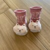 fernandaramoskids com br Meia Infantil Feminina Antiderrapante Rosé com Bichinho1
