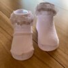 fernandaramoskids com br Meia Infantil Feminina Branca com Detalhe em Renda1