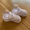 fernandaramoskids com br Meia Infantil Feminina Sapatilha Branca com Strass2