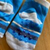 fernandaramoskids com br Meia Infantil Masculina Antiderrapante Azul com Gatinho6