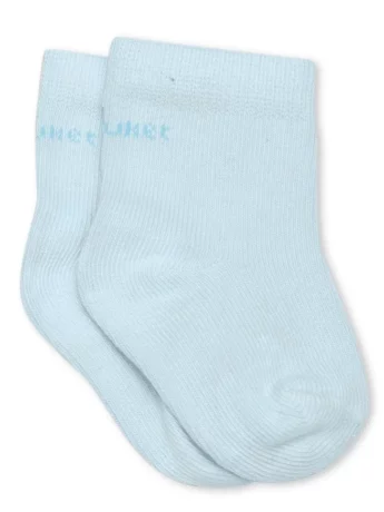 Meia Infantil Masculina Soquete Azul Claro Fernanda Ramos Kids