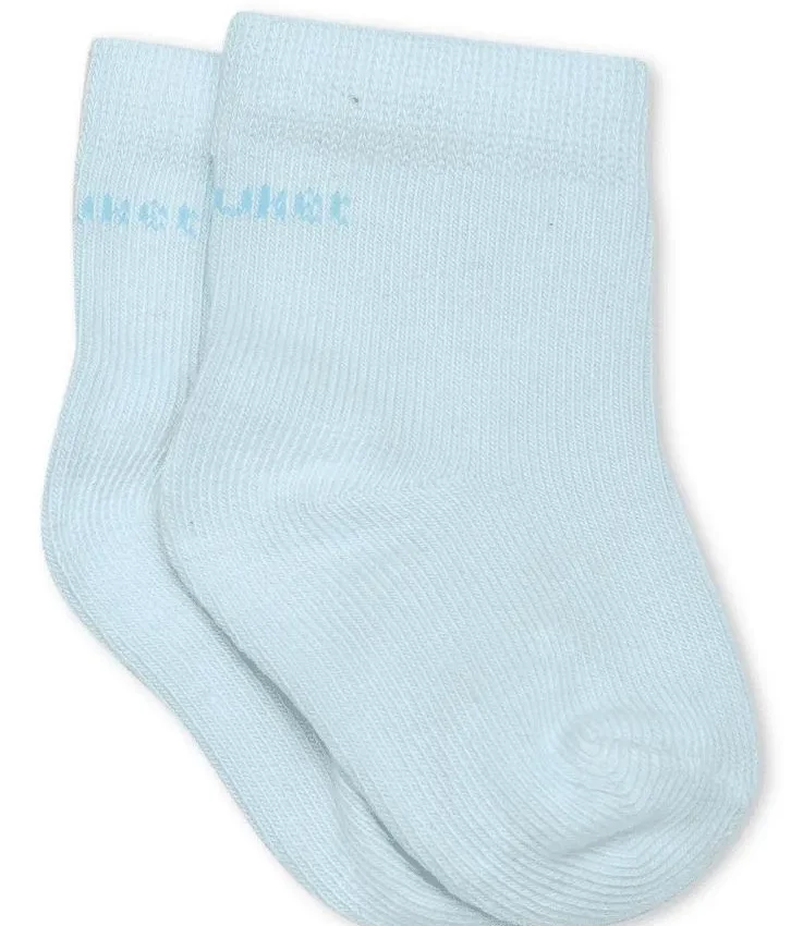 Meia Infantil Masculina Soquete Azul Claro Fernanda Ramos Kids