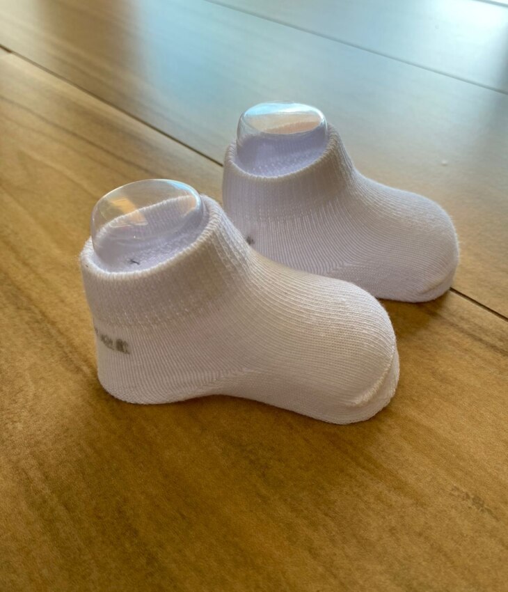 fernandaramoskids com br Meia Infantil Masculina Soquete Branca1