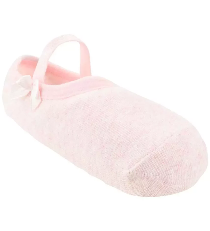 Meia Infantil Sapatilha Feminina Antiderrapante Rosa Mesclado Fernanda Ramos Kids