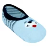 Meia Infantil Sapatilha Masculina Antiderrapante Azul Estampada Fernanda Ramos kids