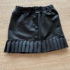 fernandaramosstore com br Saia Infantil Feminino Curta Preta com Botões Falsos1