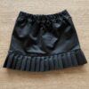 fernandaramosstore com br Saia Infantil Feminino Curta Preta com Botões Falsos3