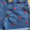fernandaramoskids com br Short Infantil Feminino Jeans com Detalhe Bordado de Coração Pink1