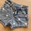 fernandaramoskids com br Short Infantil Feminino Jeans com Detalhe Bordado de Coração Rosa1