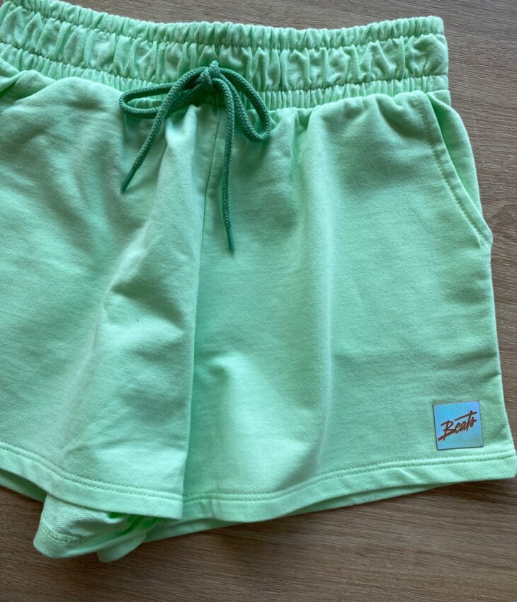fernandaramoskids com br Short Infantil Feminino Juvenil com Bolsos Verde1
