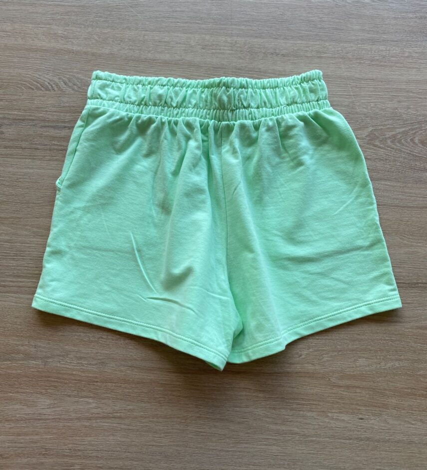 fernandaramoskids com br Short Infantil Feminino Juvenil com Bolsos Verde2