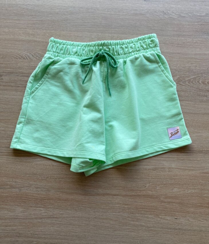 Short Infantil Feminino Juvenil com Bolsos Verde Fernanda Ramos kids