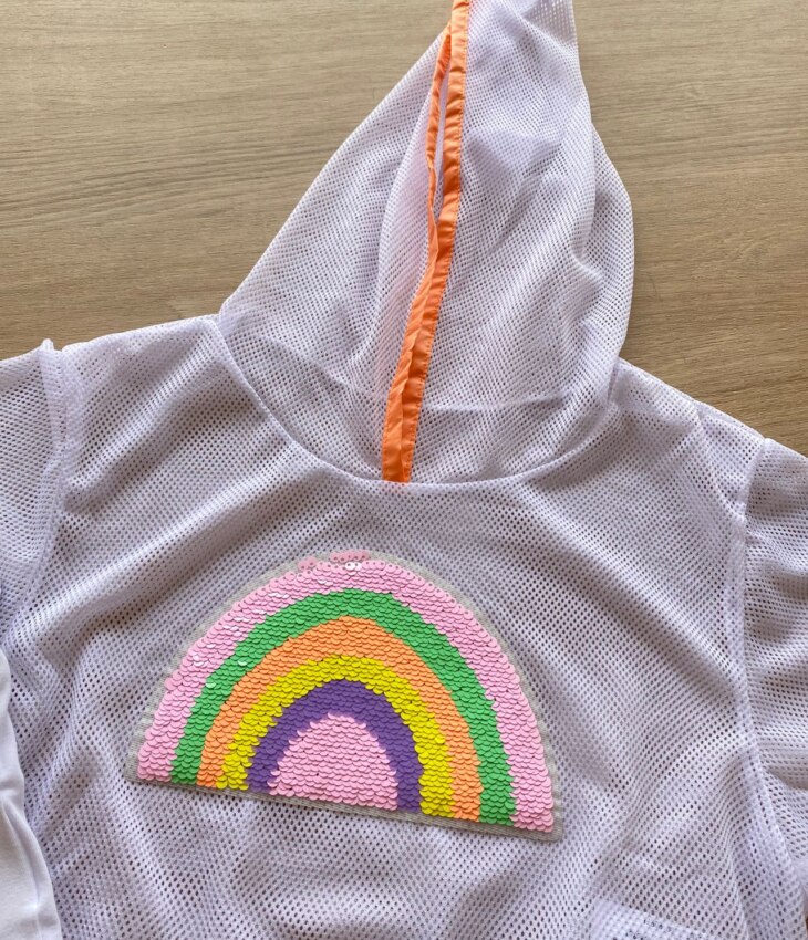 fernandaramoskids com br Trijunto Infantil Feminino Top Alça, Short Laranja e Sobreposição2