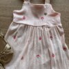 fernandaramoskids com br Vestido Infantil Feminino Alça com Laço Estampado Salmão1