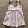 fernandaramoskids com br Vestido Infantil Feminino Alça com Laço Estampado Salmão2