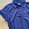 fernandaramoskids com br Vestido Infantil Feminino Azul Marinho Malha Piquet com Gola Polo1