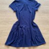 fernandaramoskids com br Vestido Infantil Feminino Azul Marinho Malha Piquet com Gola Polo2