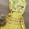 fernandaramoskids com br Vestido Infantil Feminino Evasê Amarelo Estampado1