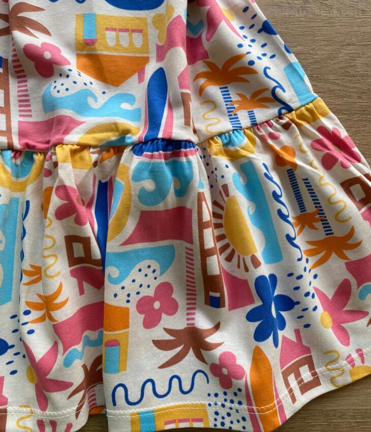 fernandaramoskids com br Vestido Infantil Feminino Evasê Estampado Fundo Off White1