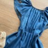 fernandaramoskids com br Vestido Infantil Feminino Jeans com Detalhe Bordado na Manga2