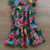 fernandaramosstore com br Vestido Infantil Feminino Manga Babado Estampado Fundo Verde4