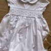 fernandaramoskids com br Vestido Infantil Feminino Manga Curta Branco com Detalhe de Pérolas1