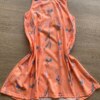 fernandaramoskids com br Vestido Infantil Feminino Regata Estampado Fundo Laranja Neon3