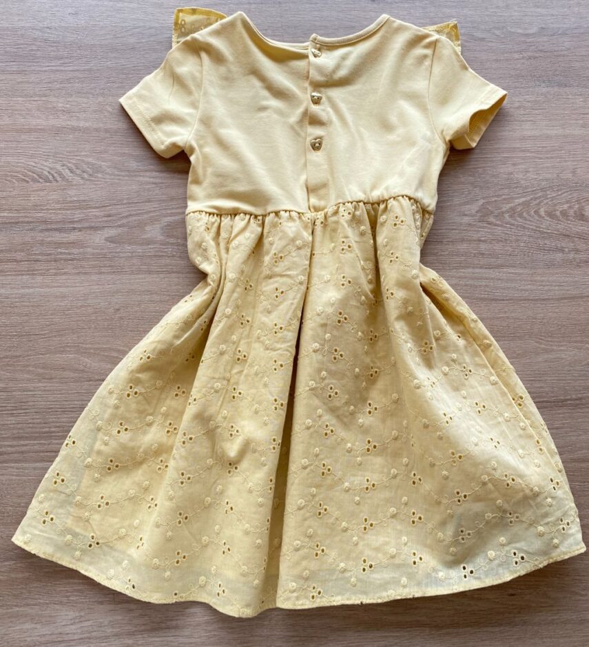 fernandaramoskids com br Vestido Infantil Feminino Rodado Laise Amarelo2