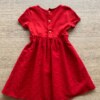 fernandaramoskids com br Vestido Infantil Feminino Rodado Laise Vermelho3