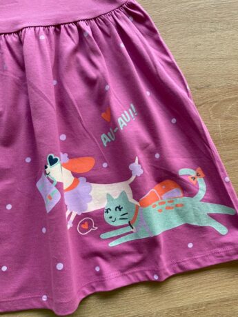 fernandaramoskids com br Vestido Infantil Feminino Rodado Lilás1